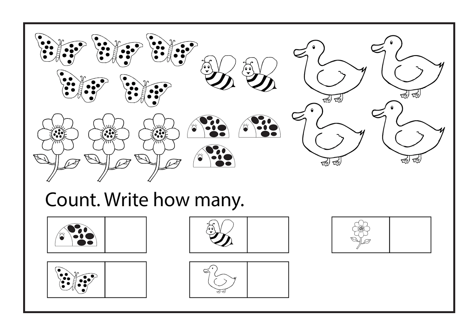 Worksheets For Years Old Kids