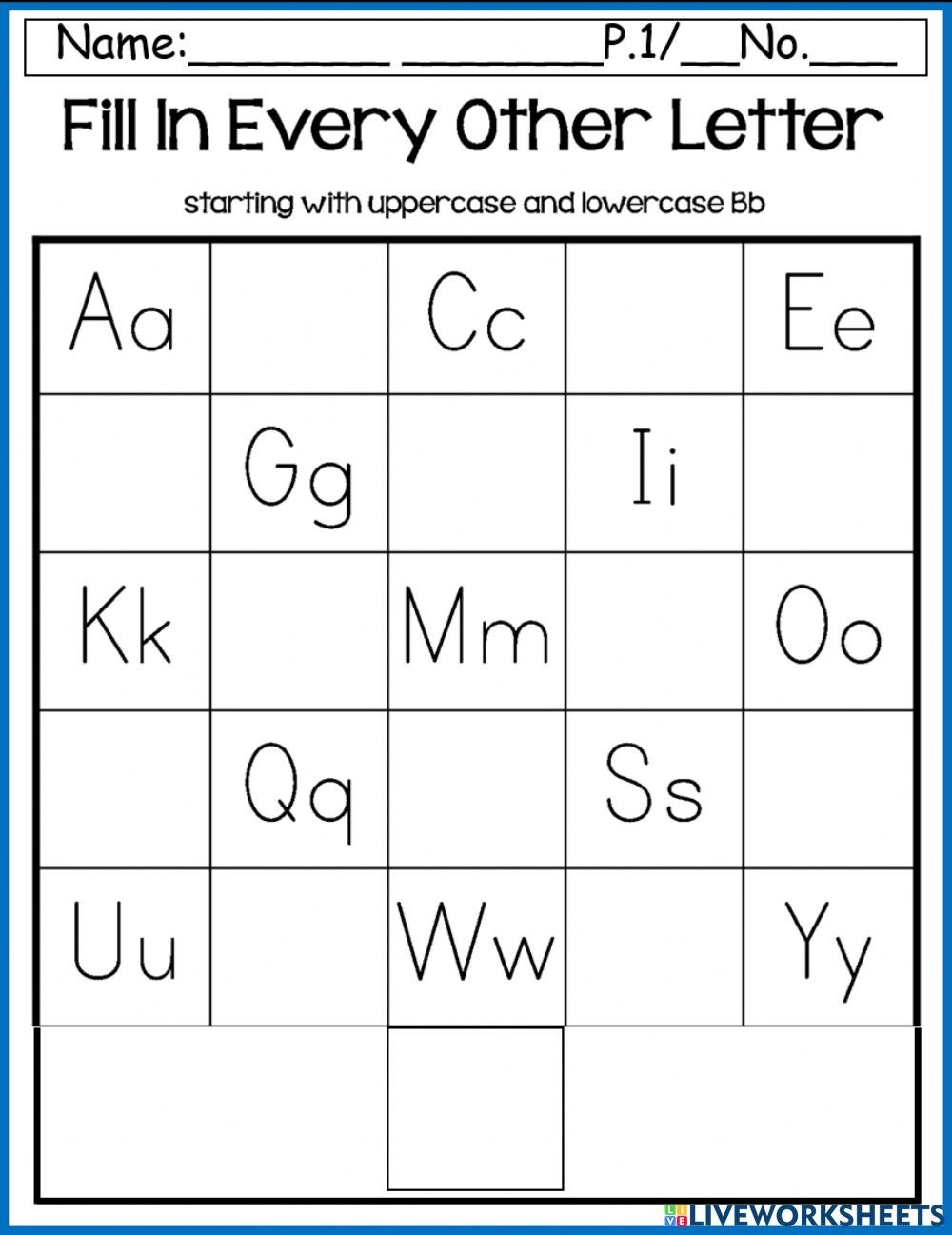 Write The Missing Letters Worksheet Write The Missing Letters Worksheet