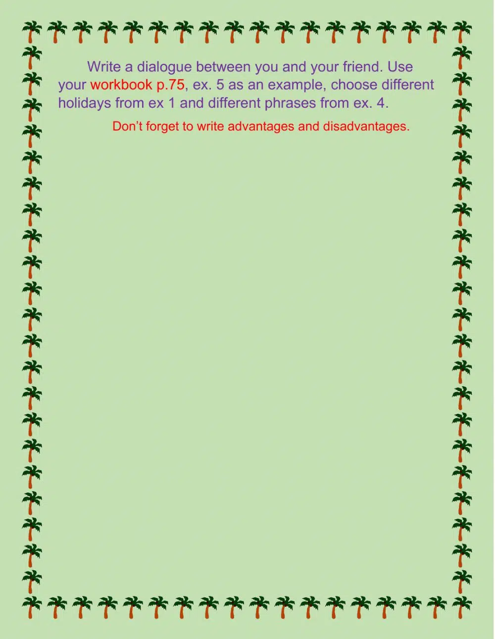 Writing A Dialogue Grade Worksheet