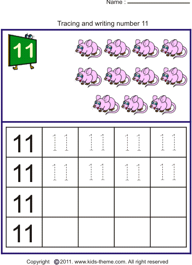 Writing Number
