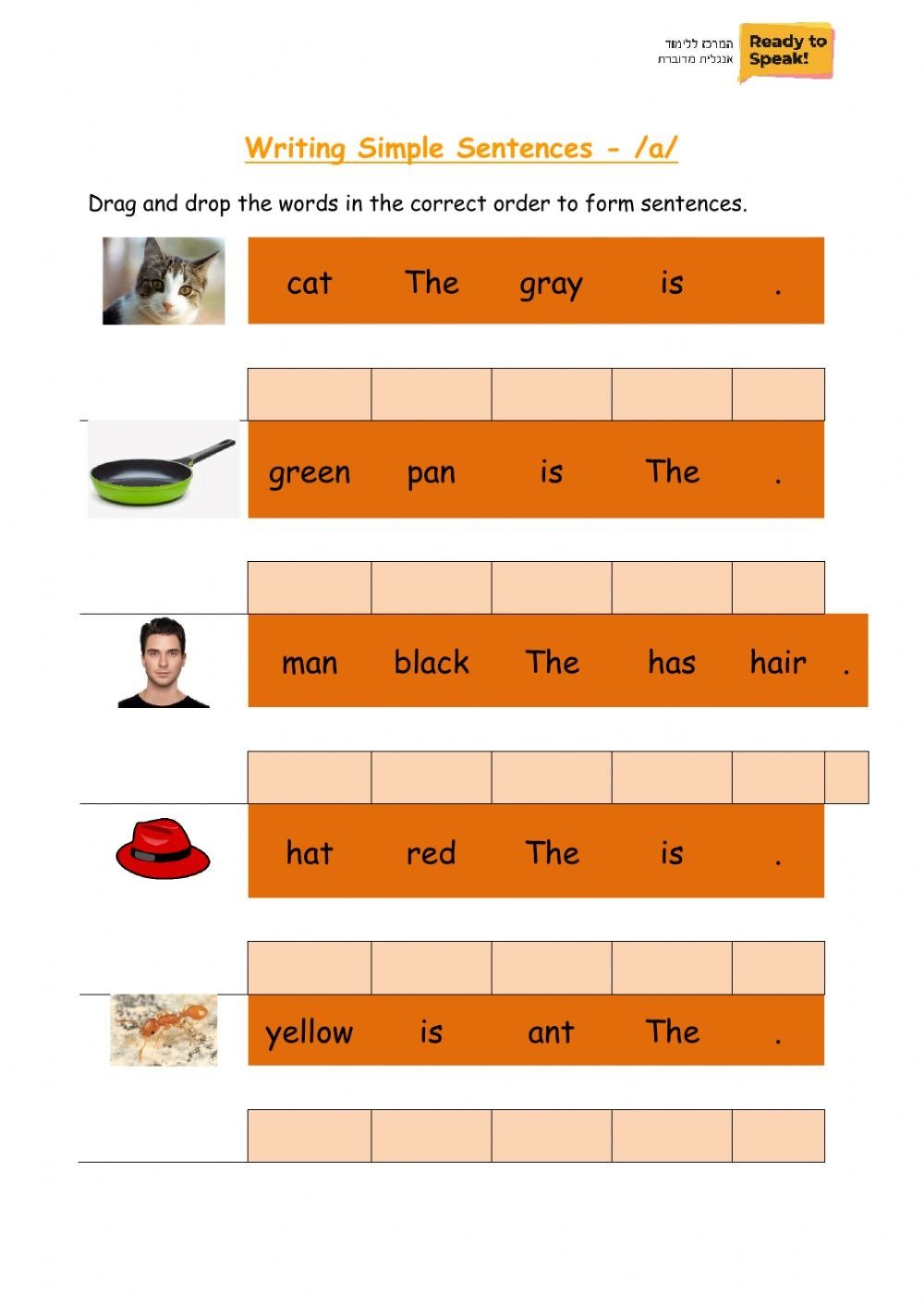Writing Simple Sentences